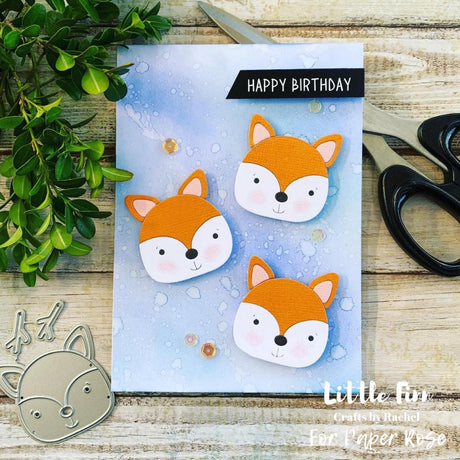 Happy Birthday Fox Card - Rachel Bruerton Finn