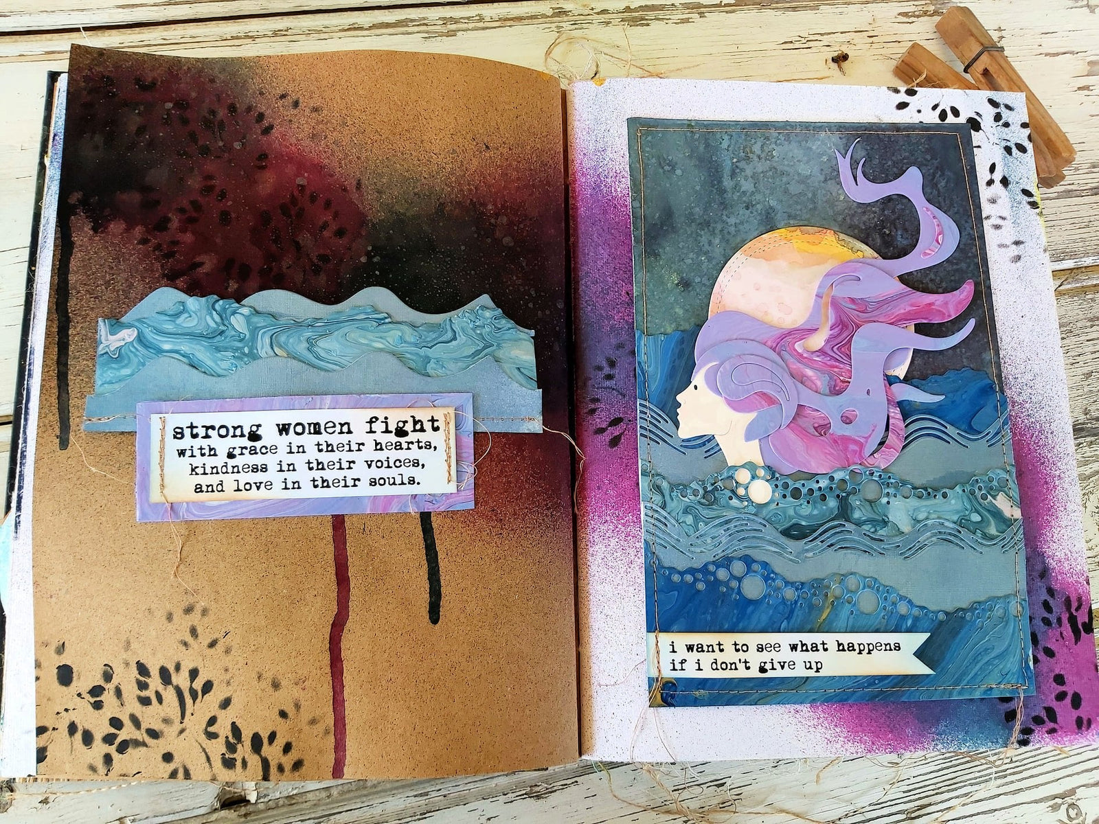 Strong Woman Journal Page - Deborah Adams