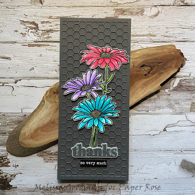 Slimline Daisy Card - Melissa Goodman