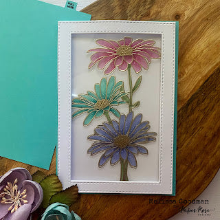 Daisy Bouquet Magic Shaker Card - Melissa Goodman