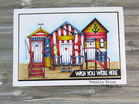 Beach Huts - Natalie Walsh