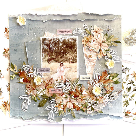 Happy Days Layout - Tania Ridgwell