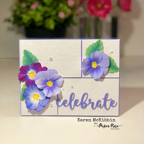 Celebrate with Pansies - Karen McKibbin