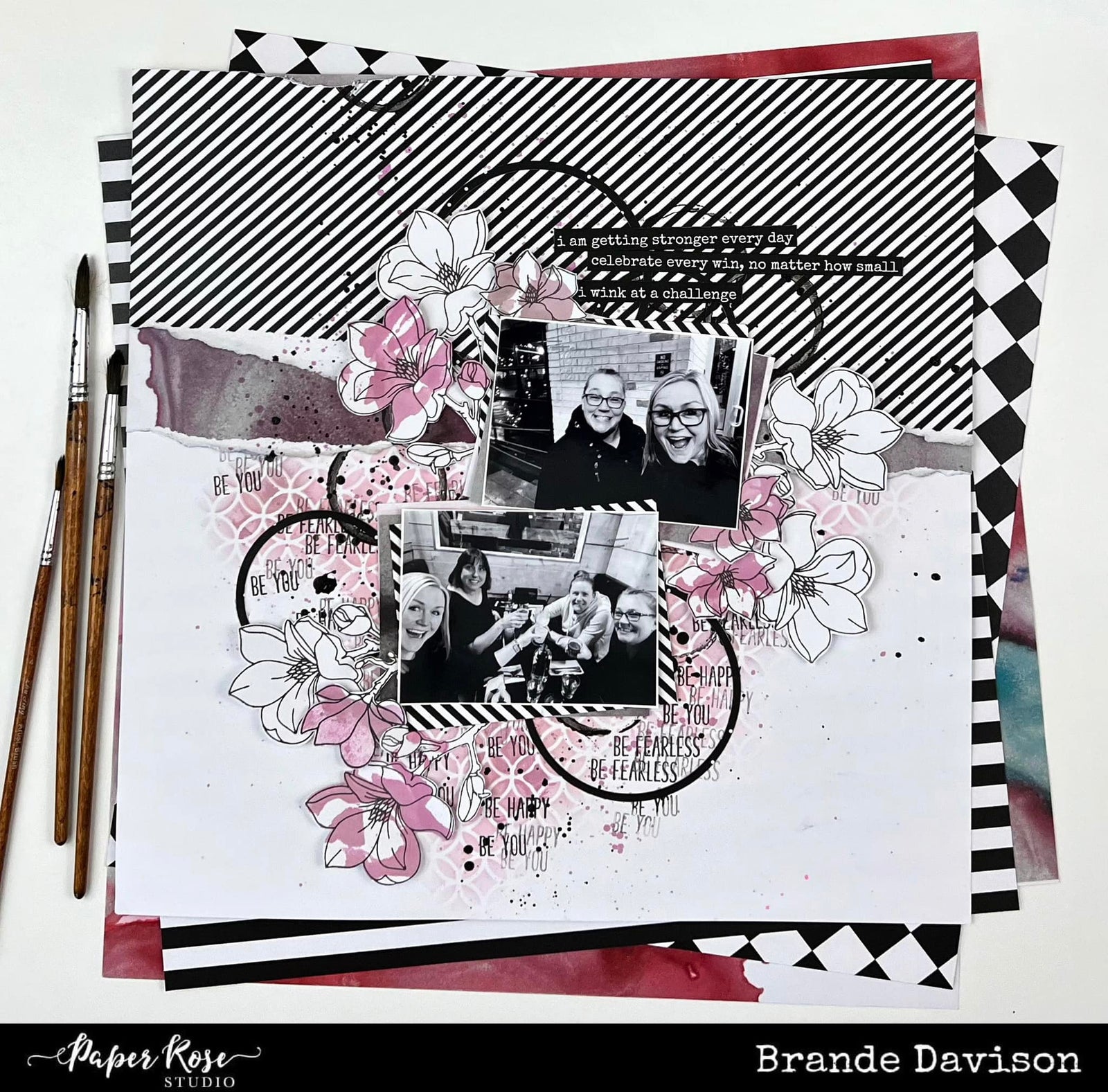 Lovely Florals Layout - Brande Davison