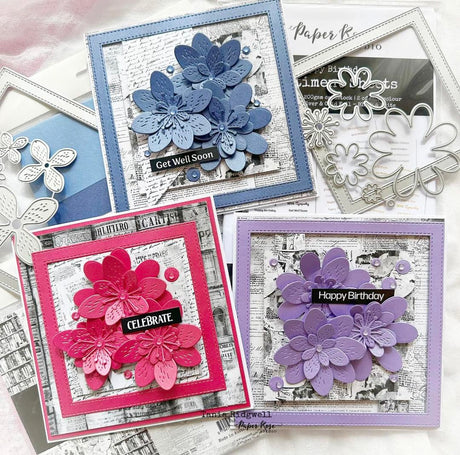 Pretty Flower Cards - Tania Ridgwell