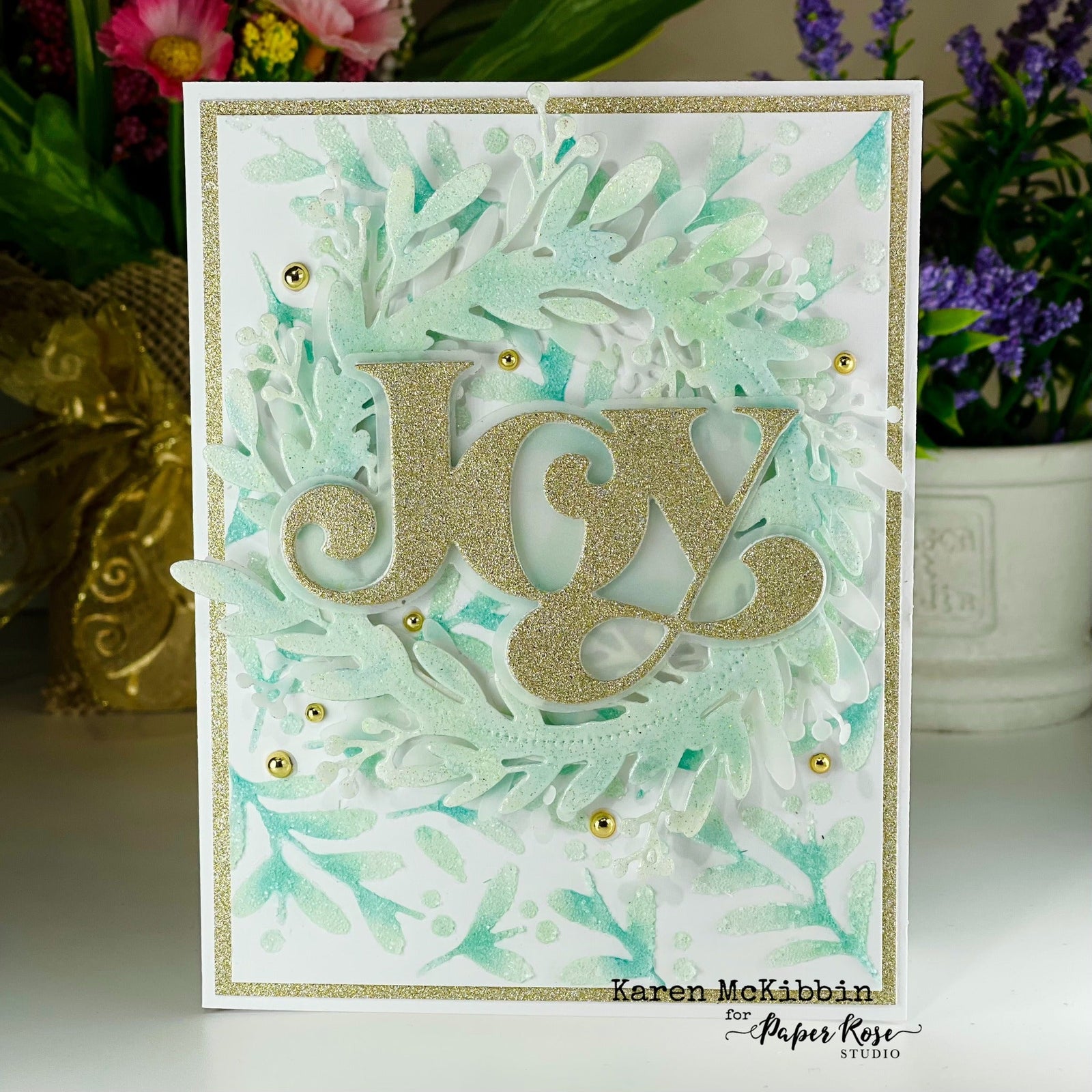 Joyful Christmas Card - Karen McKibbin