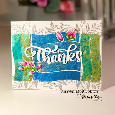 Banner Thank You Card - Karen McKibbin