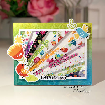 Shaker Card Two Ways - Karen McKibbin