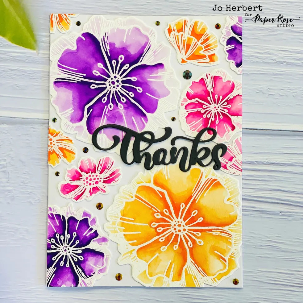 Bright Blooms Watercolours - Jo Herbert