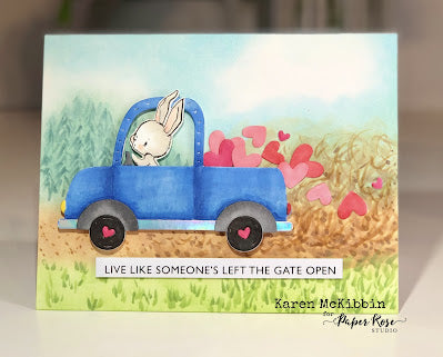 Love Truck Bunny - Karen McKibbin