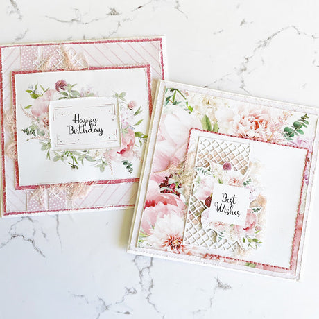 Floral Dance Cards - Tanya Heritage