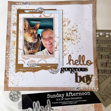 Hello Gorgeous Boy Layout - Tanya Heritage