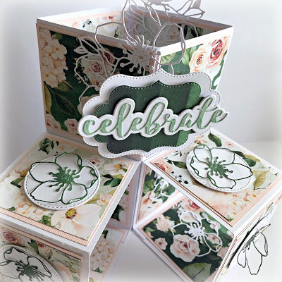 Triple Pop Up Cube Card - Tania Ridgwell