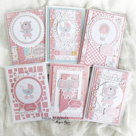 Hello Little Girl Cards - Tania Ridgwell