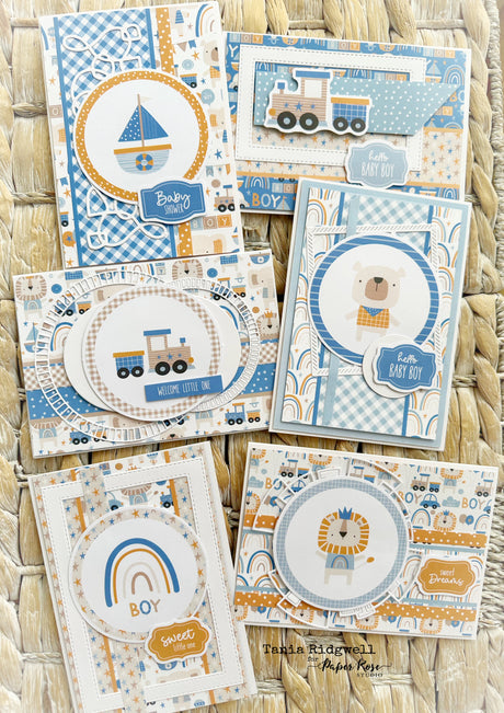 Hello Little Boy Cards - Tania Ridgwell