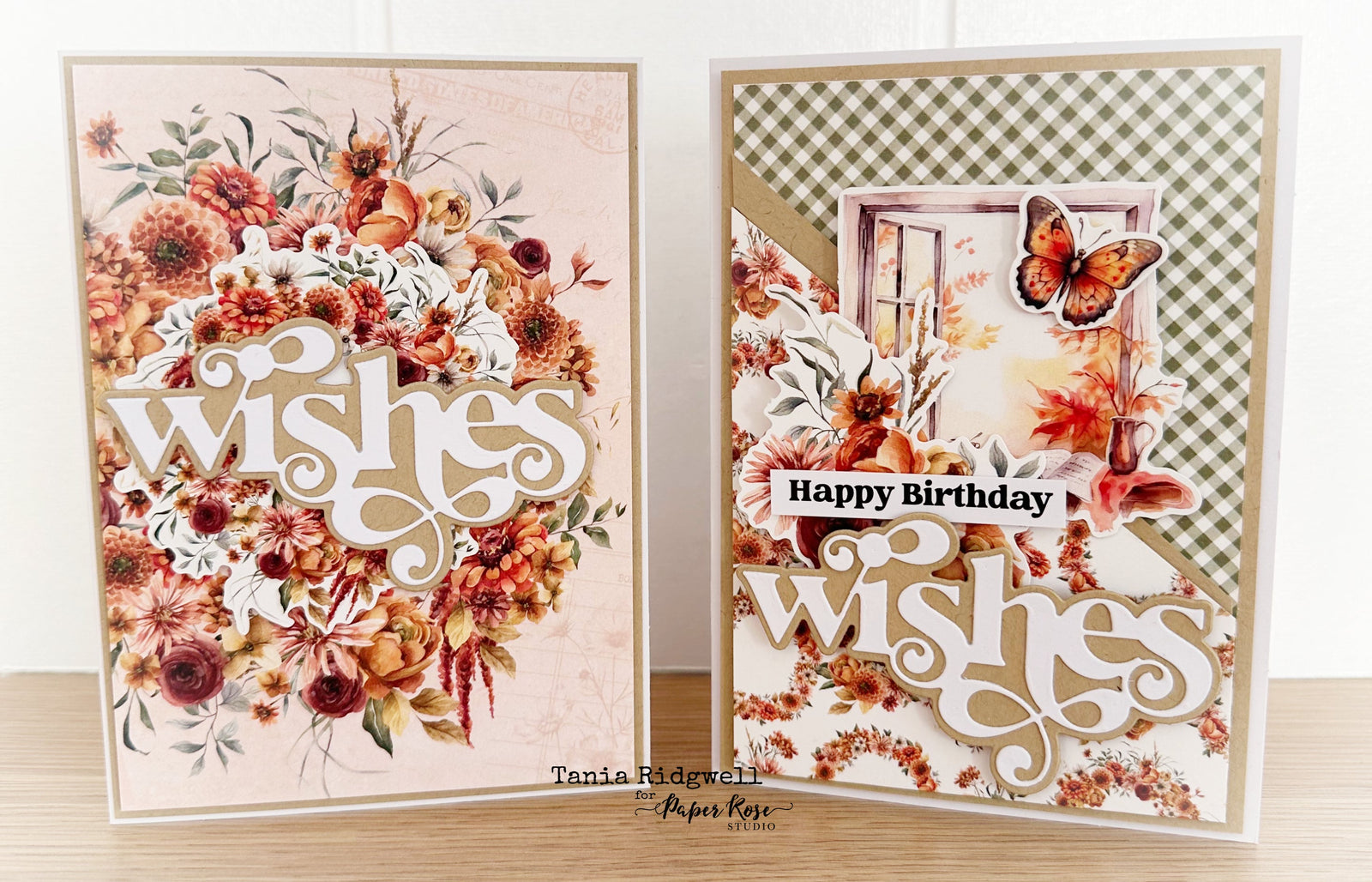 Autumn Florals Cards - Tania Ridgwell