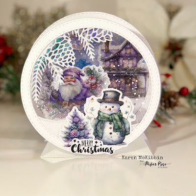 Snow Globe Card - Karen McKibbin