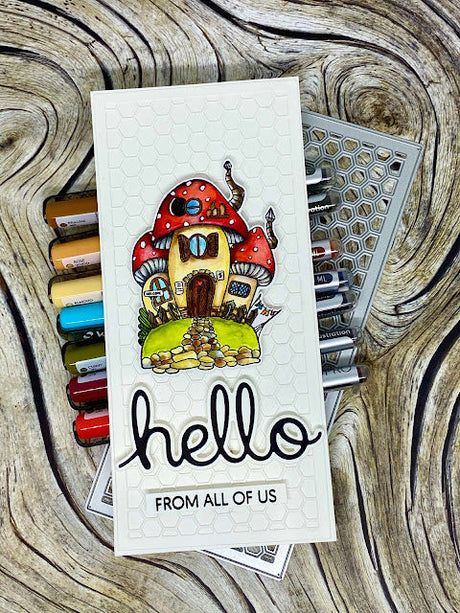 Mushroom House Card - Amanda Herring