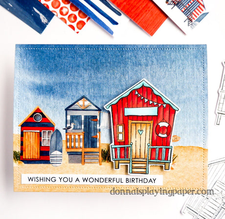 Summer Hut Card - Donna Lewis