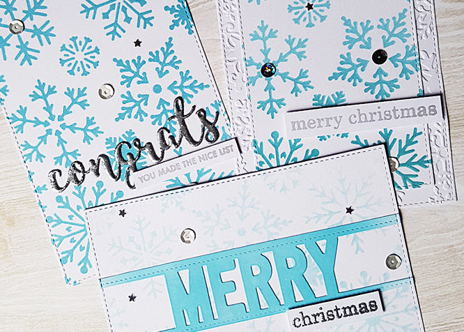 Snowflake Cards - Kelly Bates