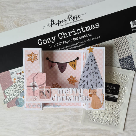 Cozy Christmas U-Fold Card – Kelly Bates