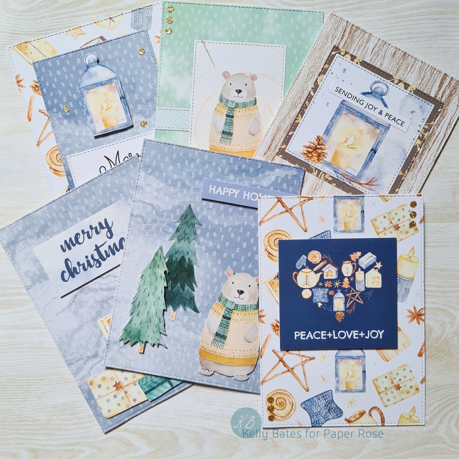 Scandi Christmas Cards - Kelly Bates