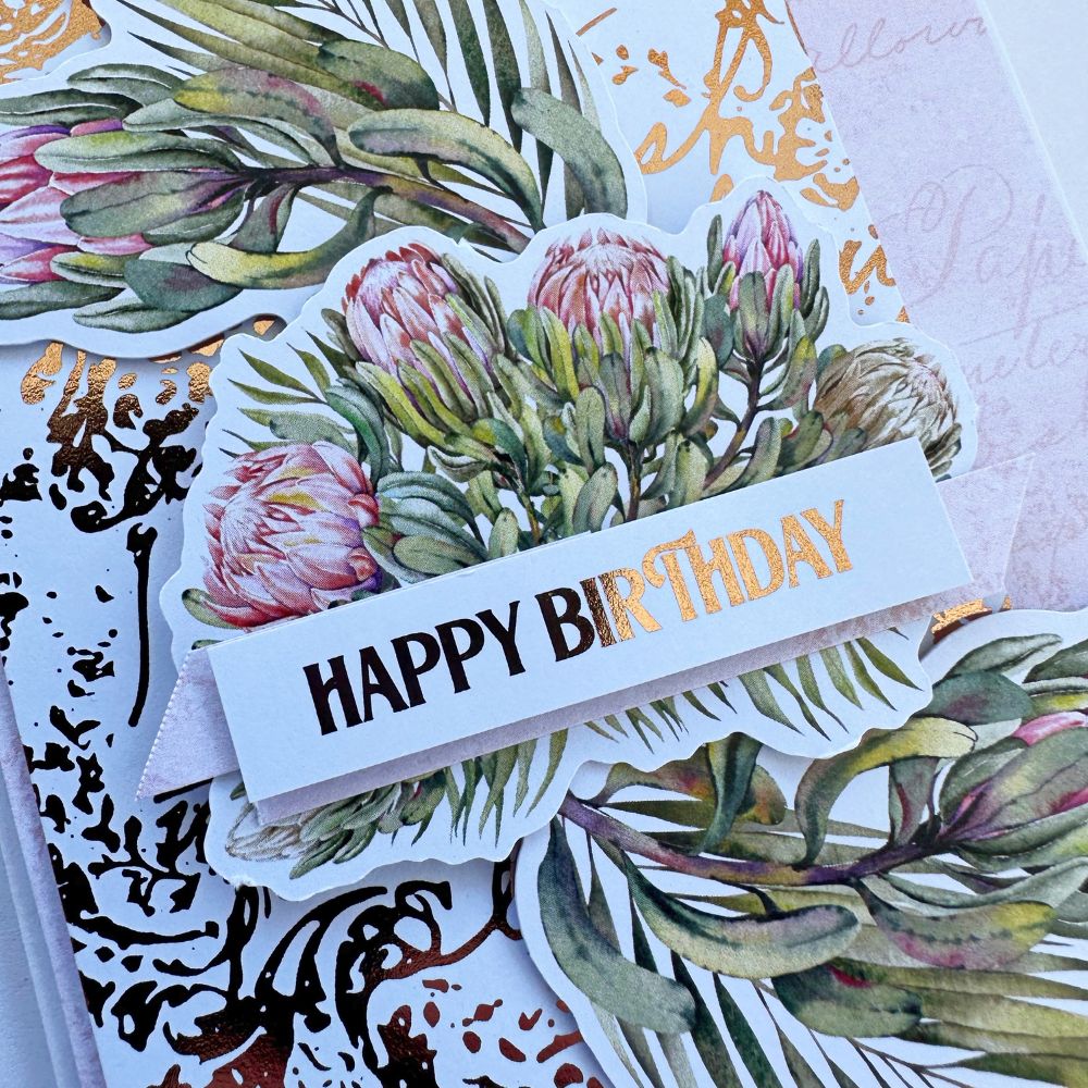 Blooming Proteas Die Cuts 30819 - Paper Rose Studio