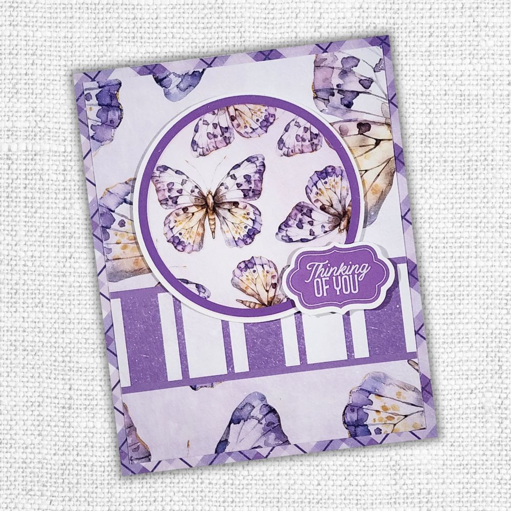 Lavender & Fairies 6x8" Quick Cards Collection 33534 - Paper Rose Studio