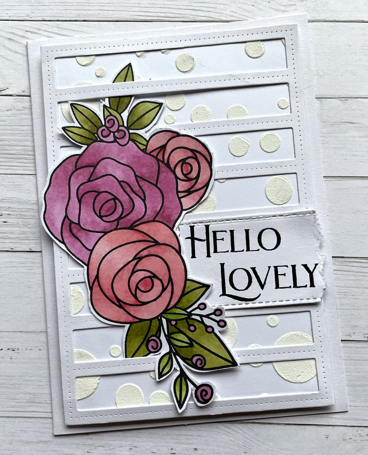 Happy Birthday Lovely Clear Stamp Set 24211 - Paper Rose Studio