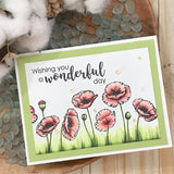 Poppies Clear Stamp Set 17496 - Paper Rose Studio