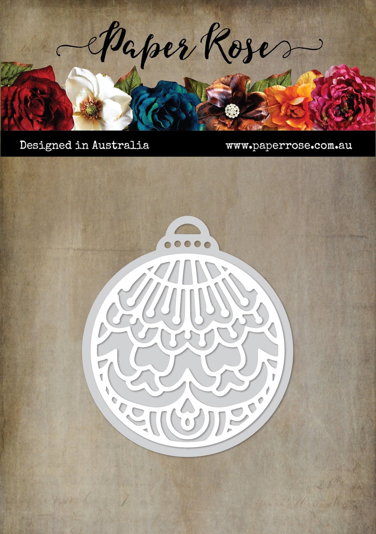 Layering Ornate Bauble 1 Metal Cutting Die 30240 - Paper Rose Studio