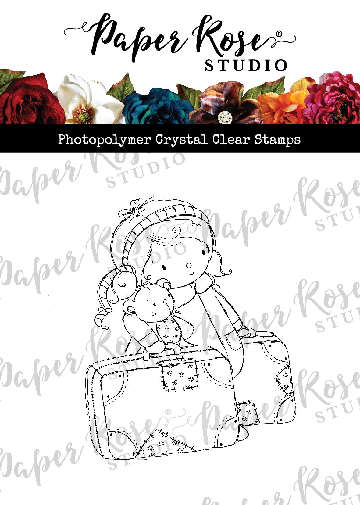 Teddy Travels Clear Stamp 30312 - Paper Rose Studio