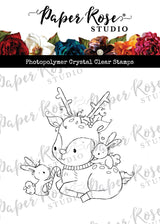 Sweet Reindeer Clear Stamp 30693 - Paper Rose Studio