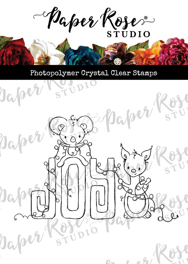 Christmas Joy Word Clear Stamp 31007 - Paper Rose Studio