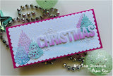 Christmas Fir Trees Small Metal Cutting Die 20592 - Paper Rose Studio