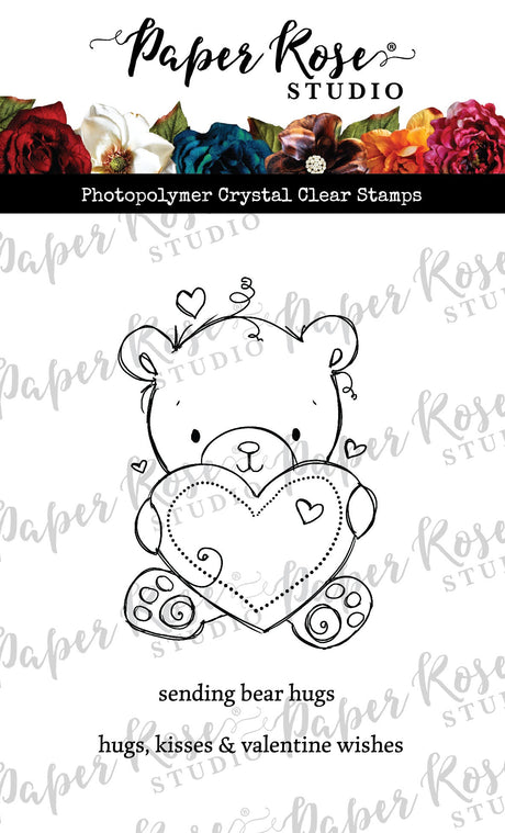 Valentine Bear Clear Stamp 31788 - Paper Rose Studio