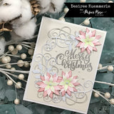 Merry Christmas Script Clear Stamp 27301 - Paper Rose Studio