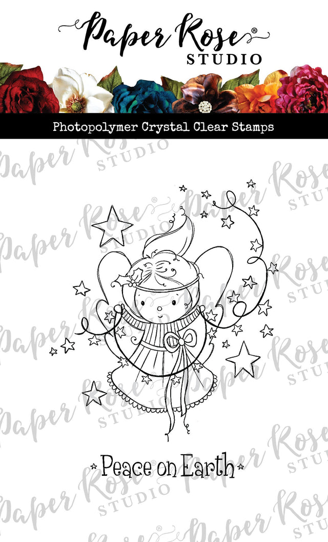 Peace Angel Clear Stamp 32658 - Paper Rose Studio