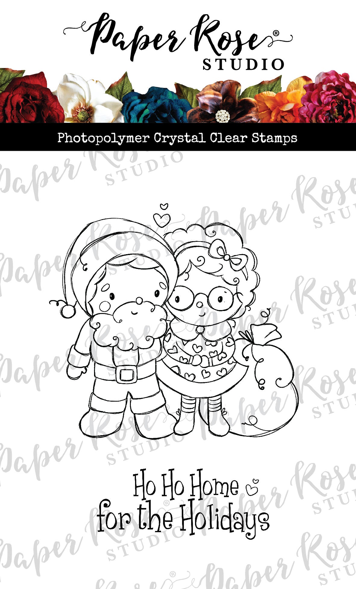 Mr & Mrs Santa Claus Clear Stamp 32661 - Paper Rose Studio