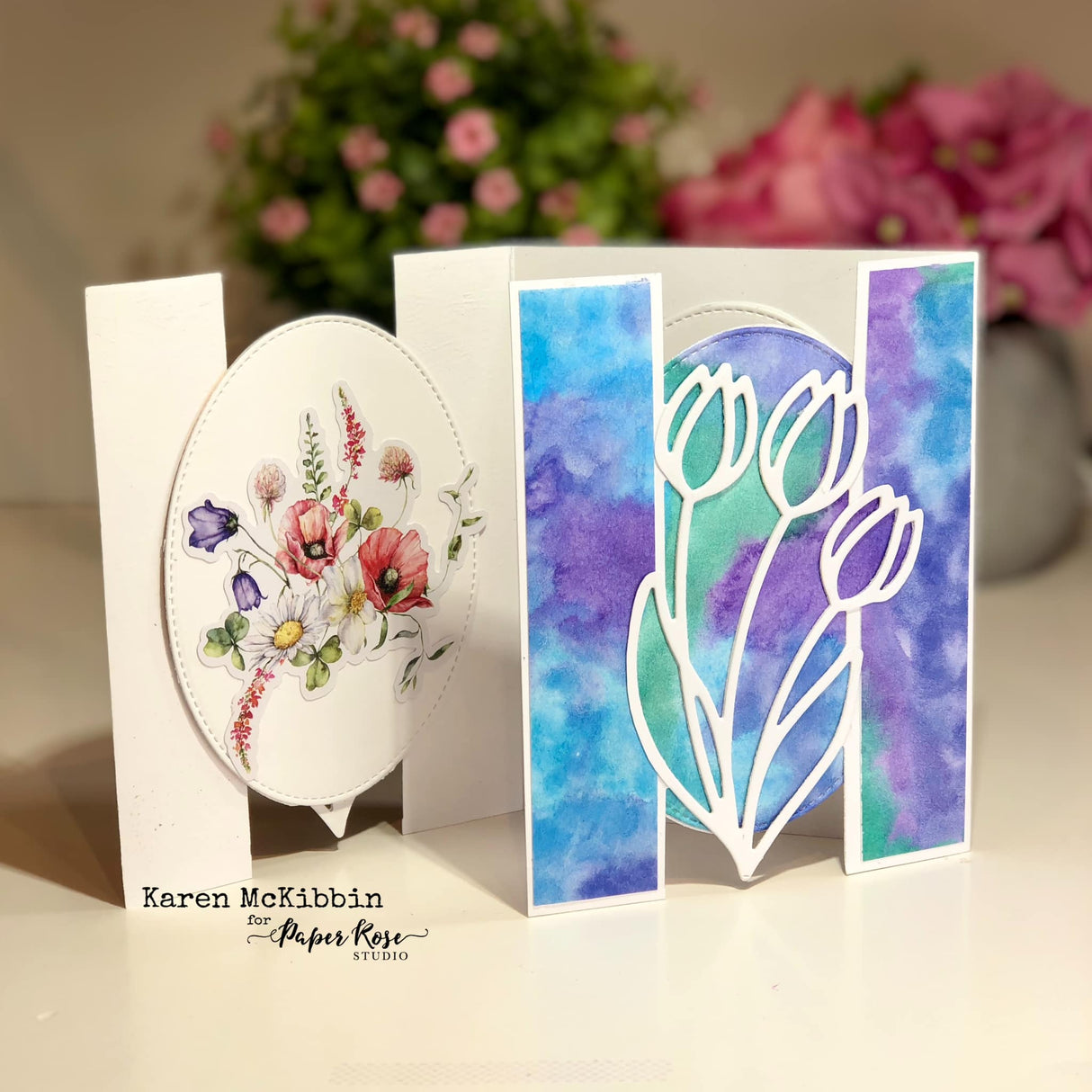 Tulip Border 1 Metal Cutting Die 29674 - Paper Rose Studio