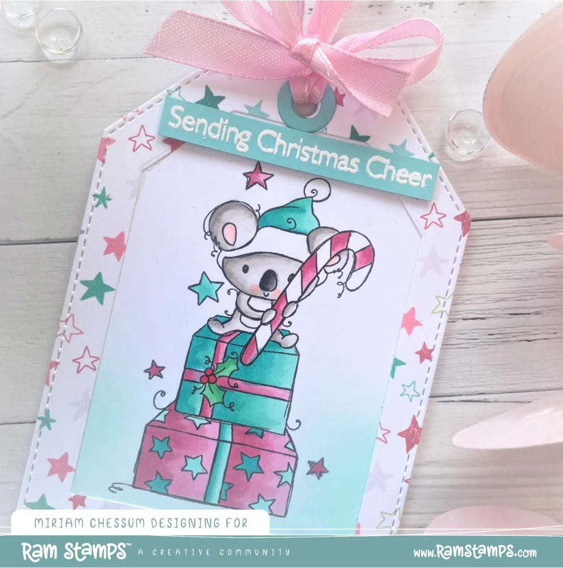 Sweet Koala Christmas Clear Stamp 31326 - Paper Rose Studio