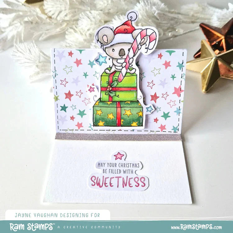 Sweet Koala Christmas Clear Stamp 31326 - Paper Rose Studio