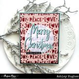 Tall Script Words Merry Christmas Metal Cutting Die 26104 - Paper Rose Studio