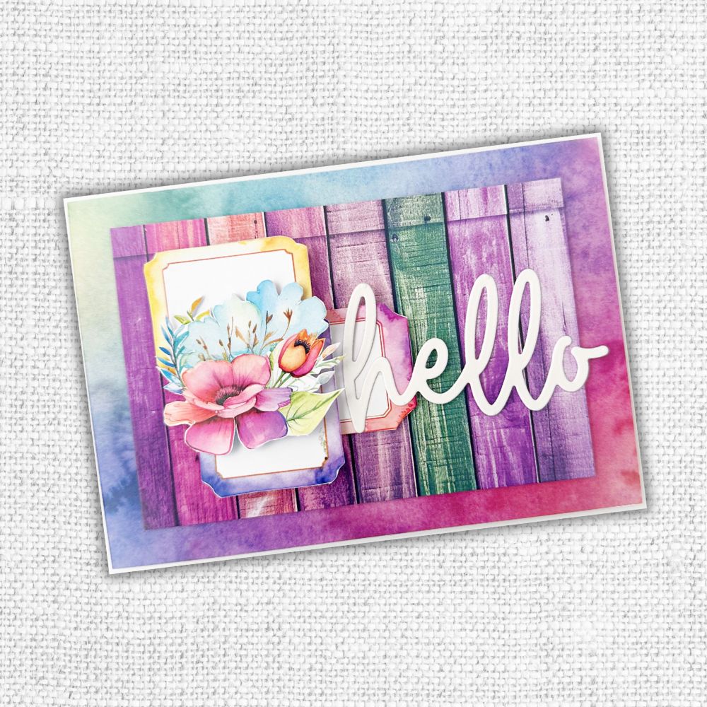 Hello Layered Metal Cutting Die 30006 - Paper Rose Studio