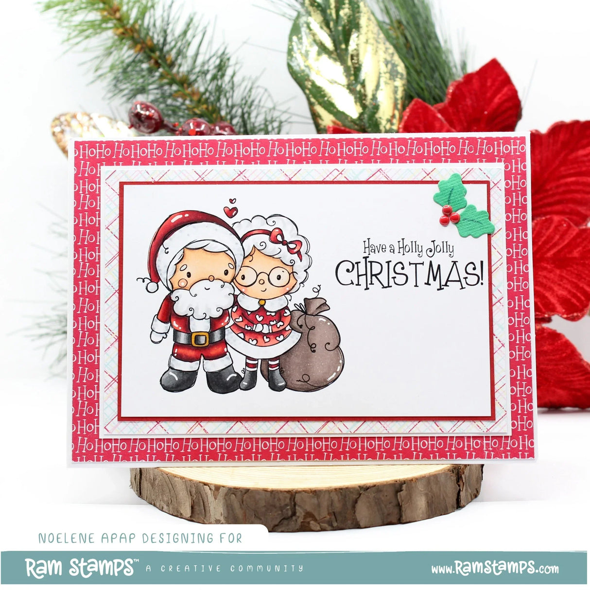 Mr & Mrs Santa Claus Clear Stamp 32661 - Paper Rose Studio