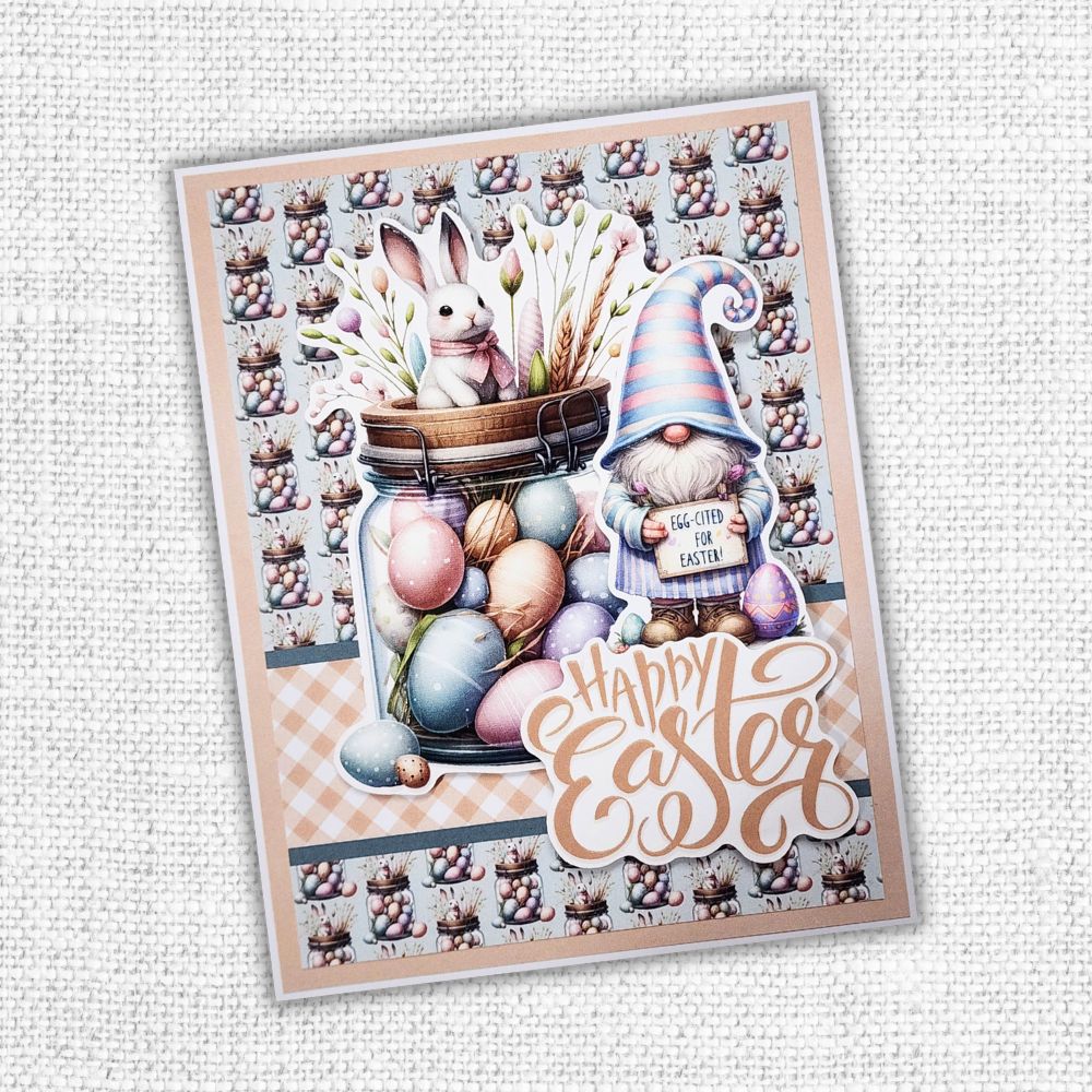 Happy Easter 6x8" Die Cuts & Sentiments 31776 - Paper Rose Studio