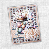 Happy Easter 6x8" Die Cuts & Sentiments 31776 - Paper Rose Studio