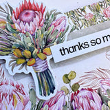 Blooming Proteas Die Cuts 30819 - Paper Rose Studio