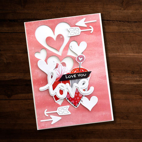 Love & Arrows Metal Cutting Die 28879 - Paper Rose Studio