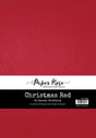 Christmas Red Smooth Cardstock A4 12 sheets 32985 - Paper Rose Studio